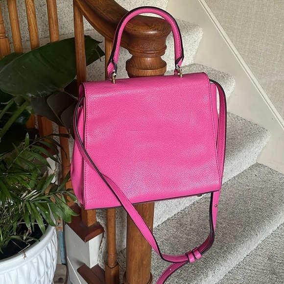 Steve Madden Pink Faux Leather Women's Crossbody Purse - Picture 5 of 17